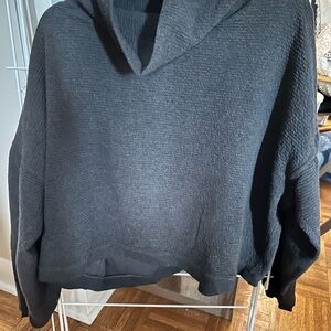 lululemon athletica Black Cowl Neck Sweater